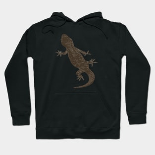 Mediterranean House Gecko Vector Hoodie